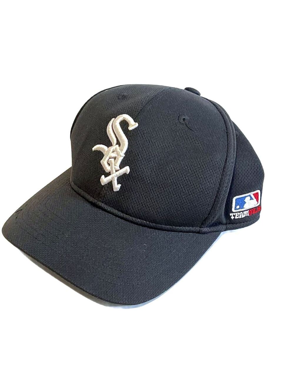 Team MLB Chicago White Sox Youth Black Baseball Cap DC Sports - Adjustable Back - Picture 1 of 6